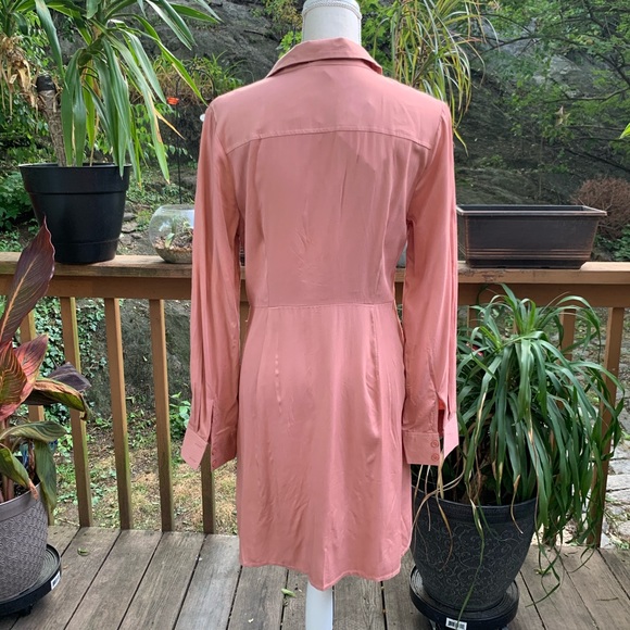 Very J Twisted Front Shirt Dress - Picture 2 of 7